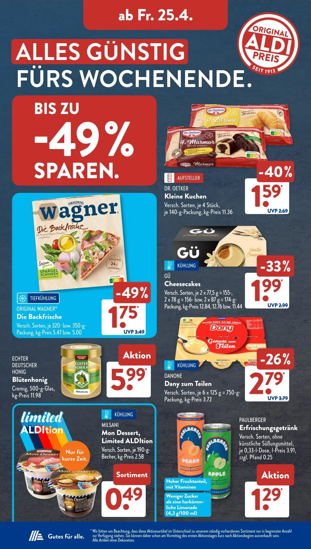 ALDI SÜD Angebote von 22. April bis 26. April 2025 - Prospekt seite 22