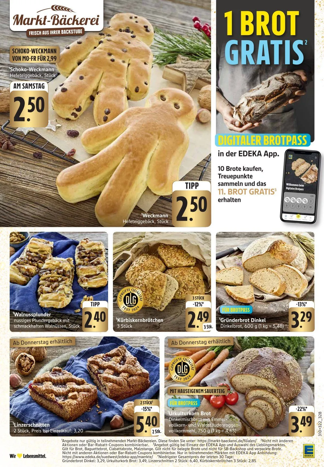 Edeka Sales von 3. Dezember bis 6. Dezember 2025 - Prospekt seite 22