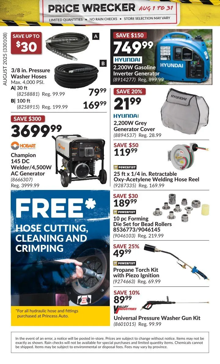 Flyer from August 1 to August 31 2025 - flyer page 22