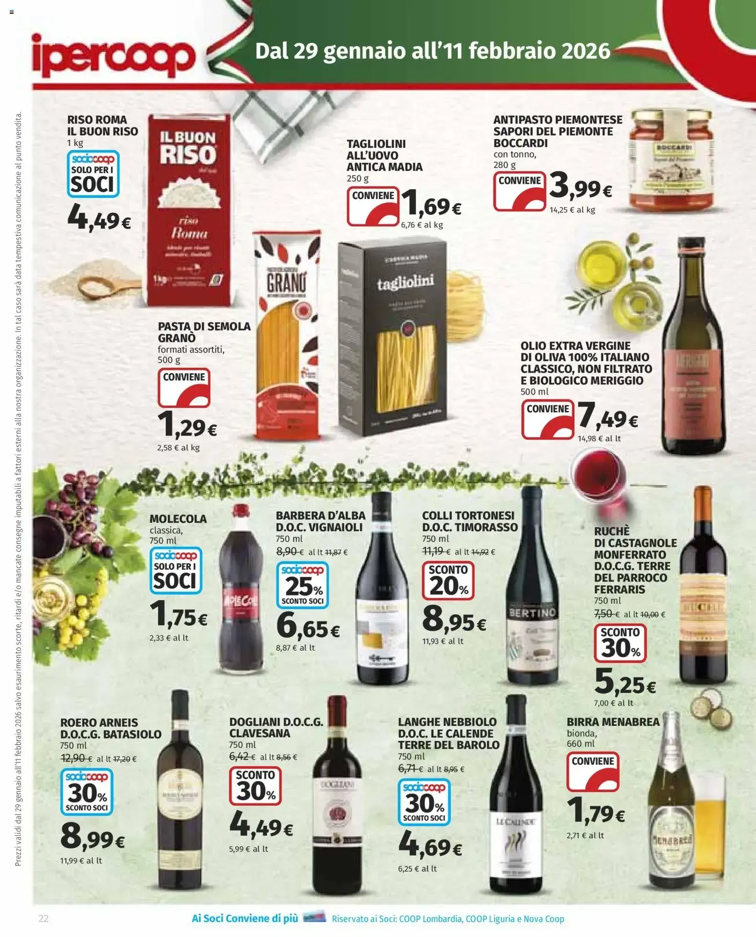 Offerte Ipercoop da 29 gennaio a 11 febbraio di 2026 - Pagina del volantino 22