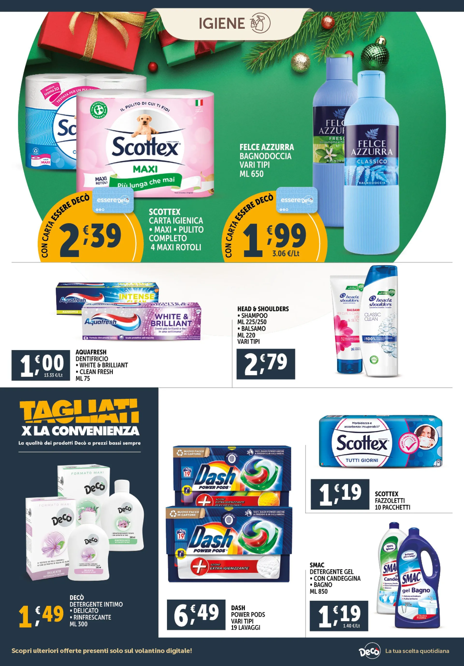 Offerta speciale di Deco Supermercati da 3 dicembre a 12 dicembre di 2024 - Pagina del volantino 22