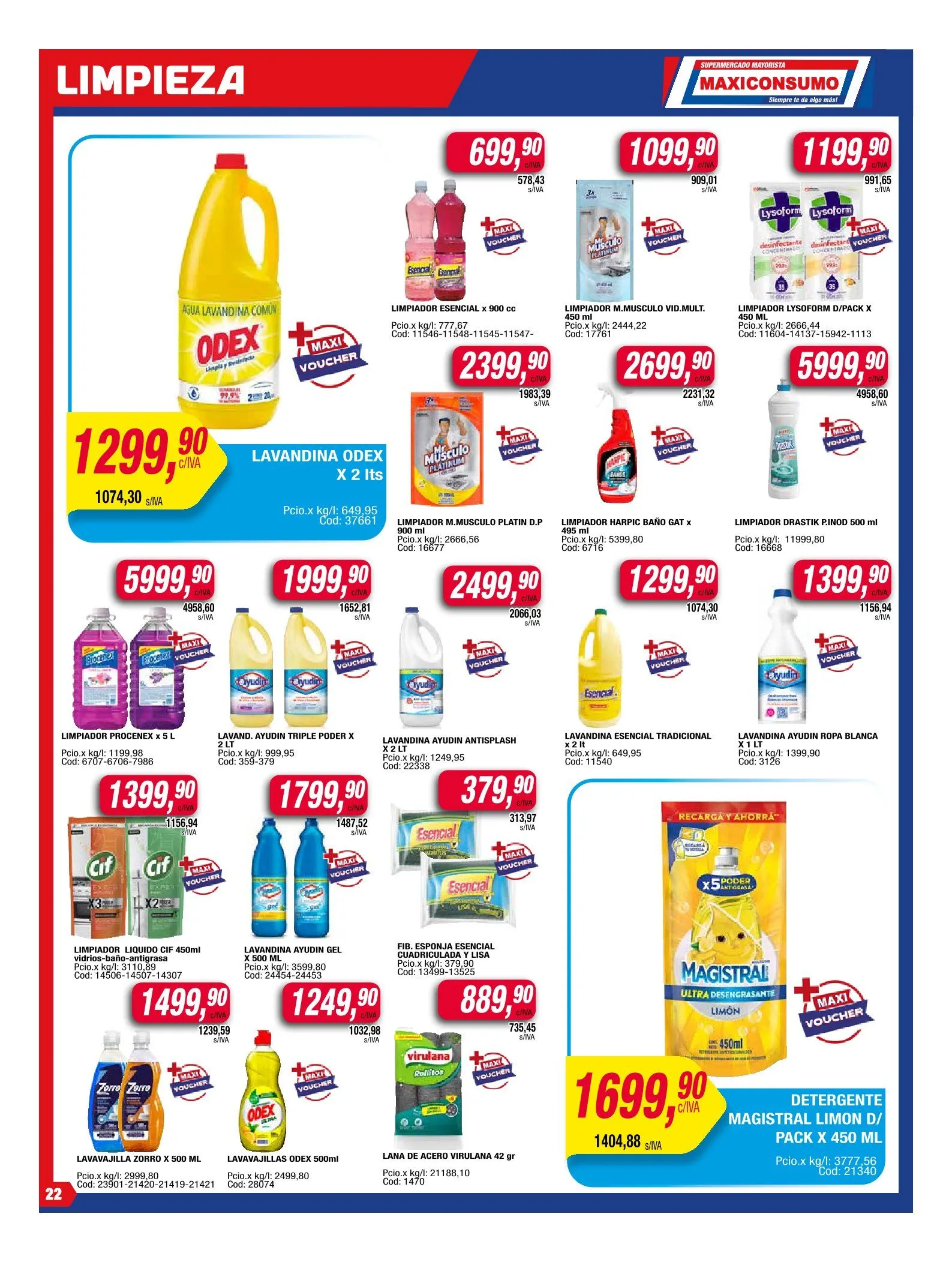 Ofertas de Ofertas Maxiconsumo 4 de agosto al 10 de agosto 2025 - Página 22 del catálogo