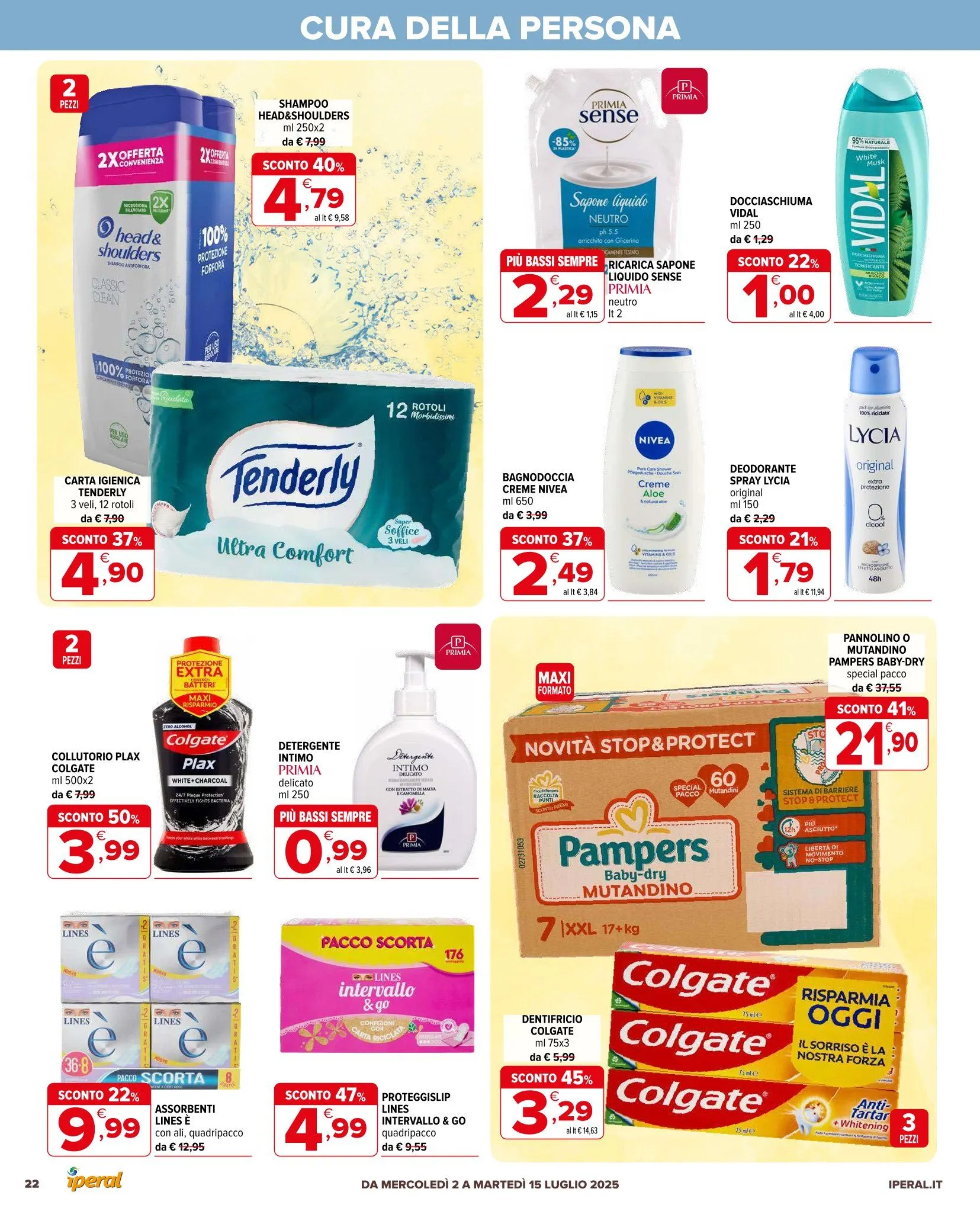 Offerta speciale di Iperal da 2 luglio a 15 luglio di 2025 - Pagina del volantino 22