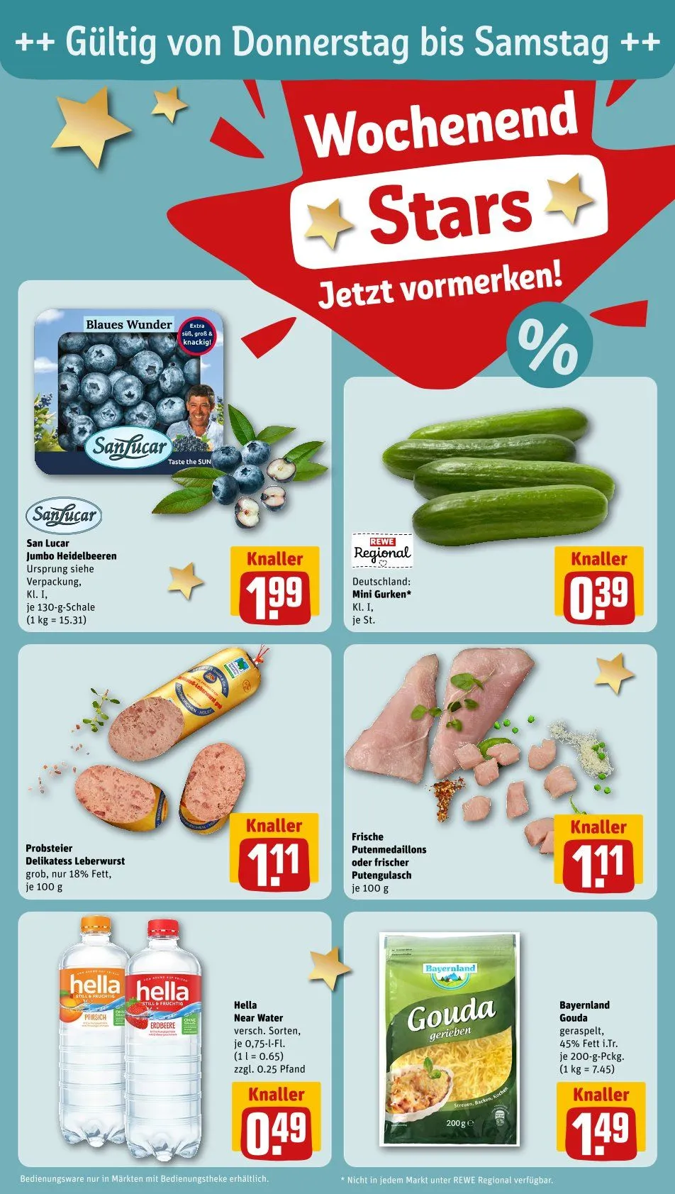 Rewe Prospekt von 31. März bis 6. April 2025 - Prospekt seite 22