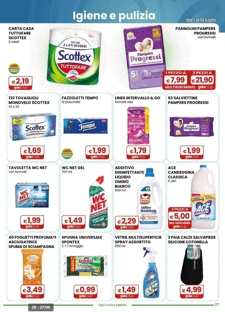 Volantini Gala Supermercati da 1 luglio a 14 luglio di 2026 - Pagina del volantino 22