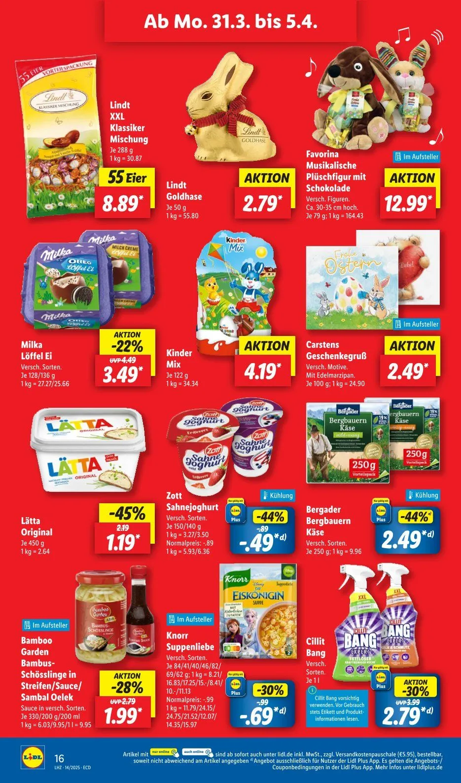 Lidl Prospekt von 31. März bis 15. April 2025 - Prospekt seite 20