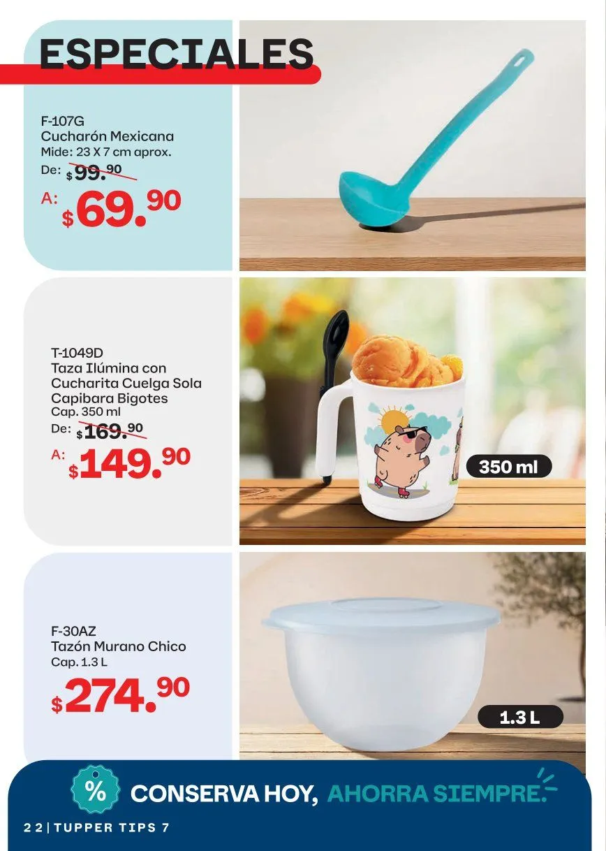 Catálogo de Tupperware Ofertas 15 de junio al 12 de julio 2026 - Pagina 22