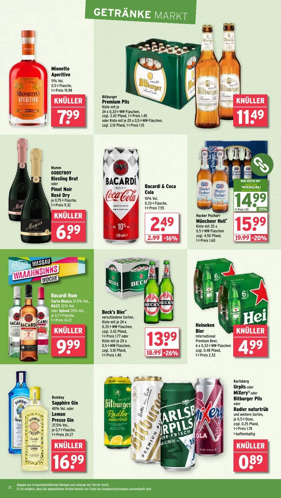 Wasgau Prospekt von 2. Juni bis 7. Juni 2025 - Prospekt seite 22