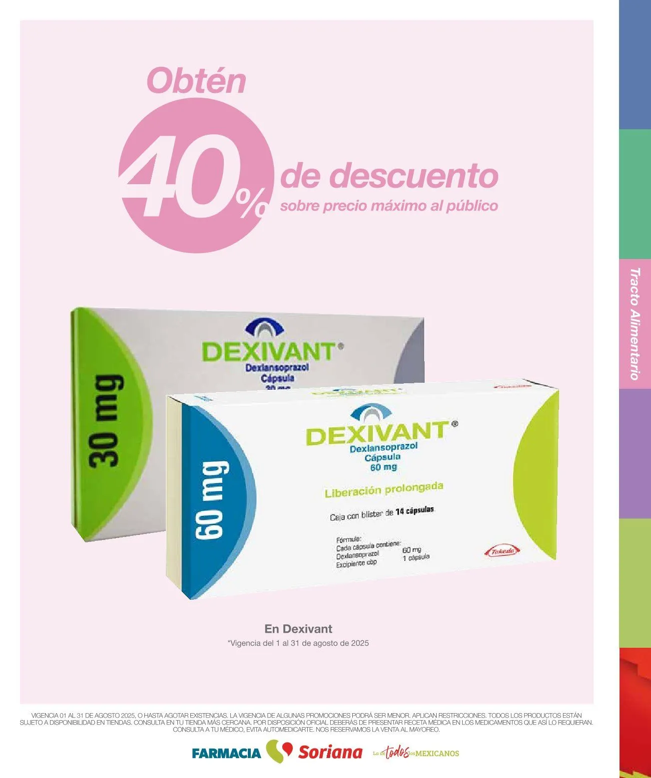 Catálogo de Soriana Ofertas Farmacia del Mes 1 de agosto al 31 de agosto 2025 - Pagina 22