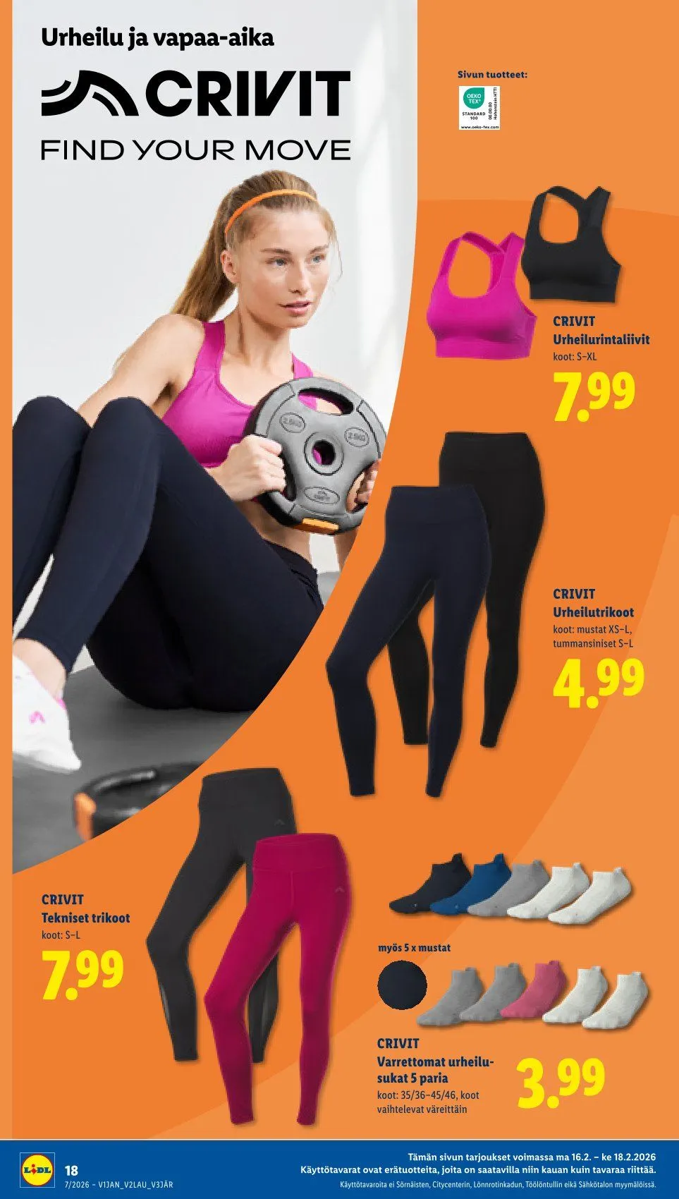 Kaupan Lidl Tarjoukset voimassa alkaen 12. helmikuuta - 15. helmikuuta 2026 - Tarjouslehti sivu 22