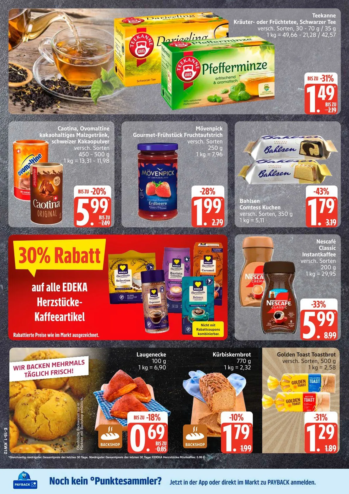 Edeka Prospekte von 16. März bis 21. März 2026 - Prospekt seite 22