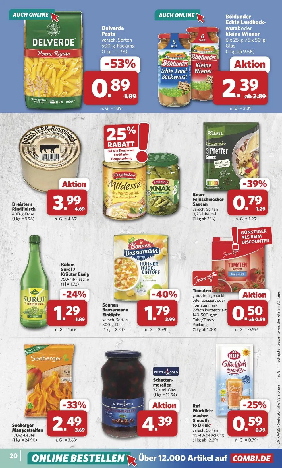 Combi Angebote von 15. Juni bis 20. Juni 2026 - Prospekt seite 22