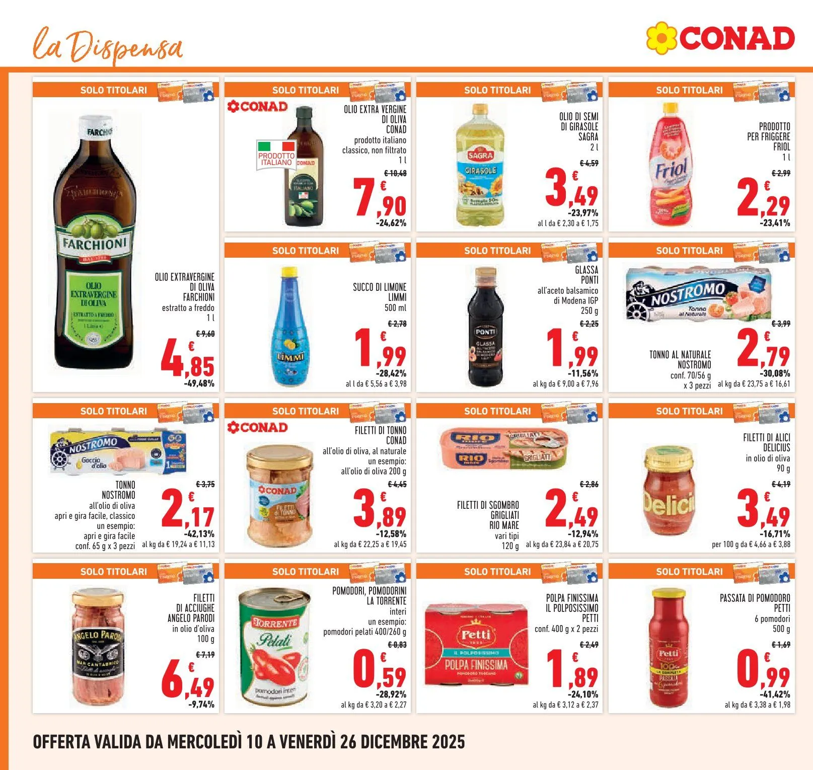  Sapori & Dintorni Conad da 10 dicembre a 26 dicembre di 2025 - Pagina del volantino 22