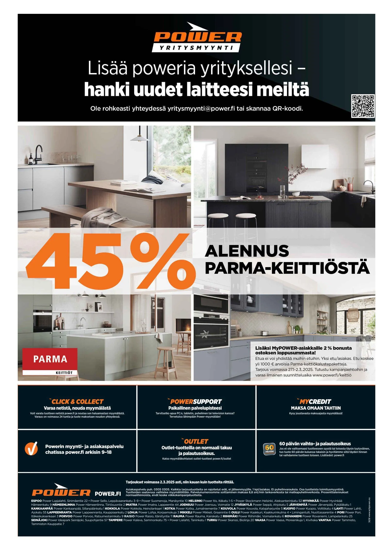 Kaupan Power tarjoukset voimassa alkaen 24. helmikuuta - 16. maaliskuuta 2025 - Tarjouslehti sivu 22