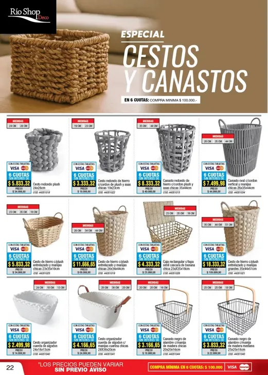Ofertas de Ofertas Río Shop Deco 1 de enero al 31 de enero 2026 - Página 22 del catálogo