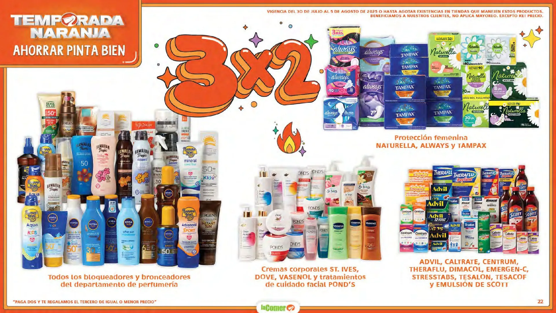 Catálogo de La Comer catálogos y ofertas  30 de julio al 5 de agosto 2025 - Pagina 22