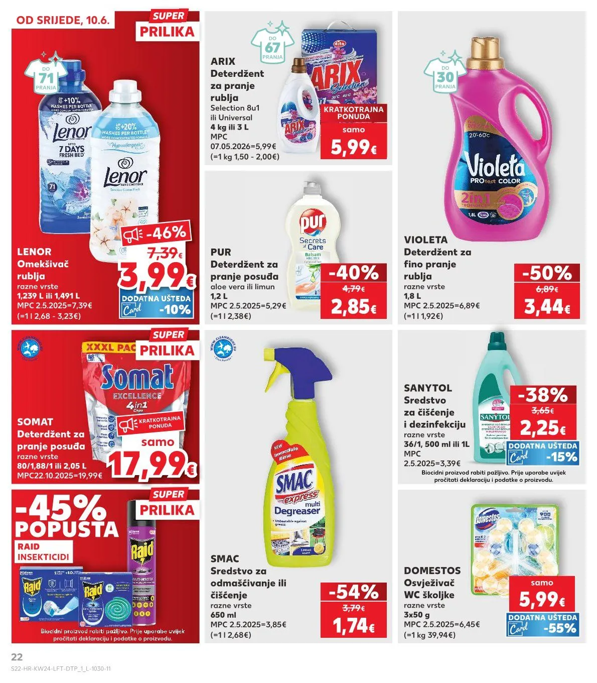 Katalog Kaufland od 10. lipnja do 16. lipnja 2026. - Pregled Stranica 22