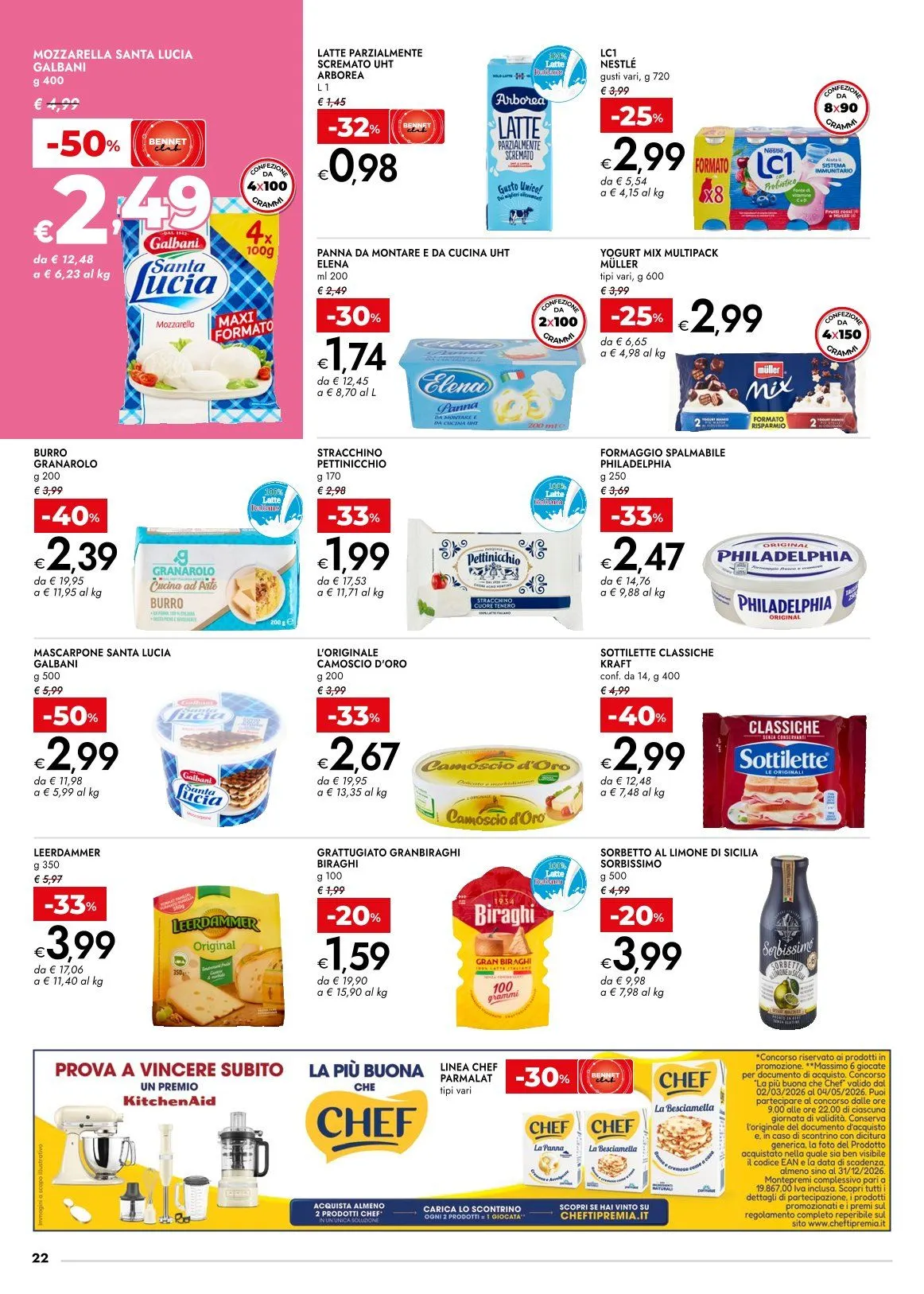Bennet Volantino da 23 marzo a 6 aprile di 2026 - Pagina del volantino 22