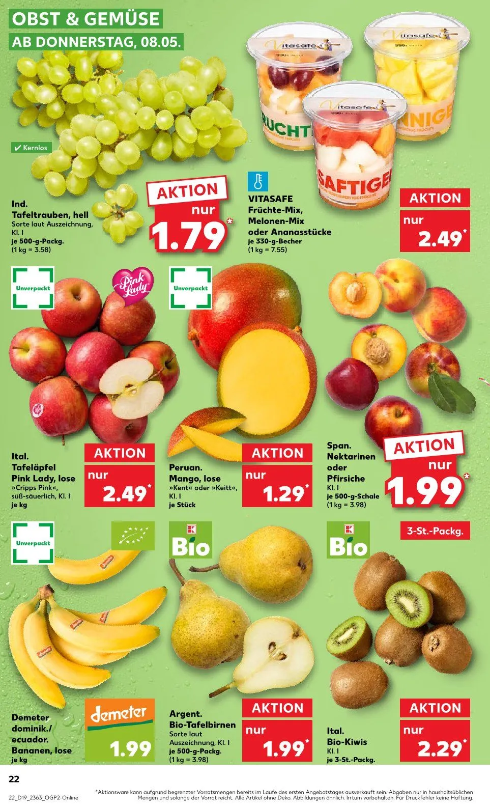 Kaufland Prospekt von 8. Mai bis 14. Mai 2025 - Prospekt seite 22