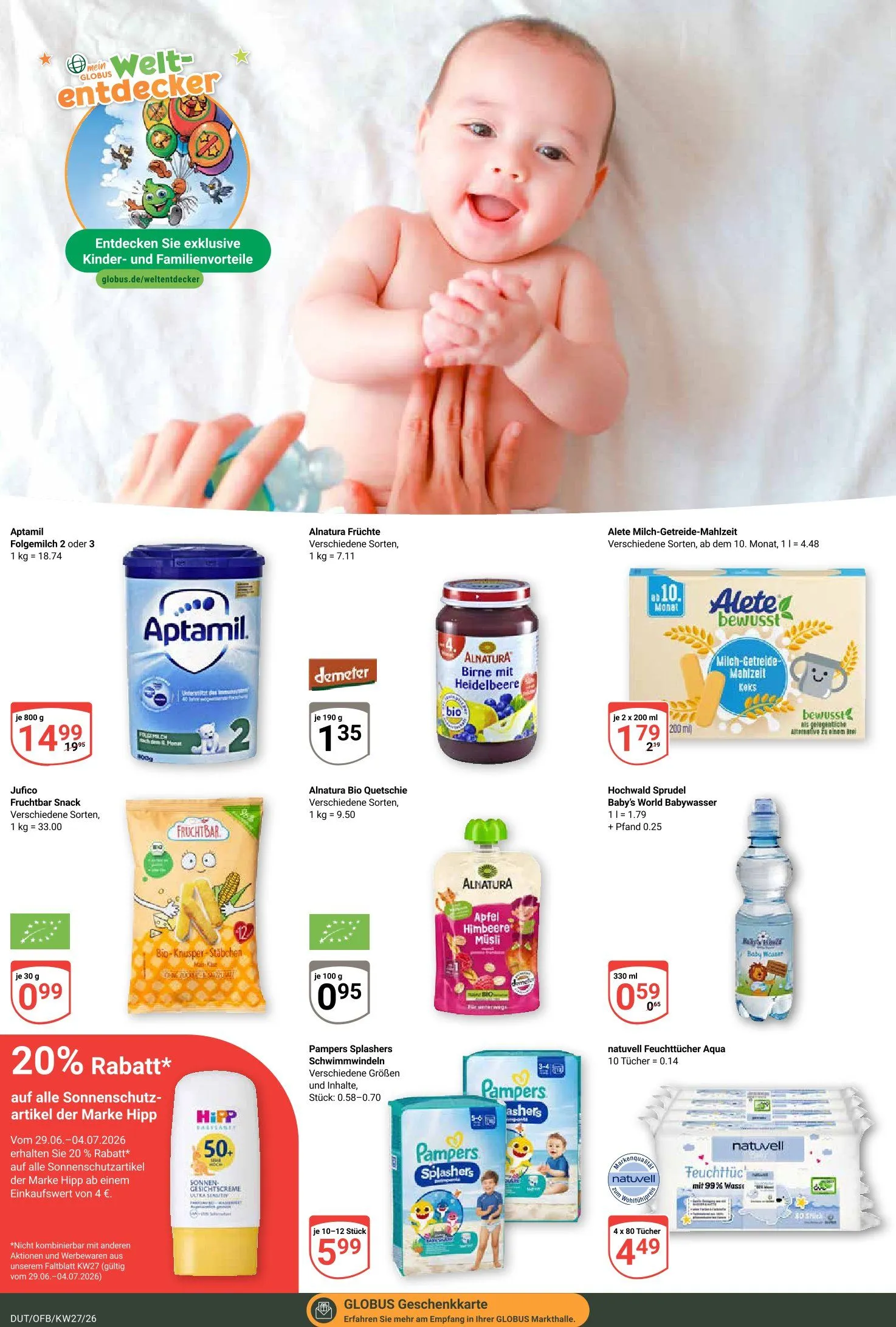 Globus Angebote von 29. Juni bis 4. Juli 2026 - Prospekt seite 22