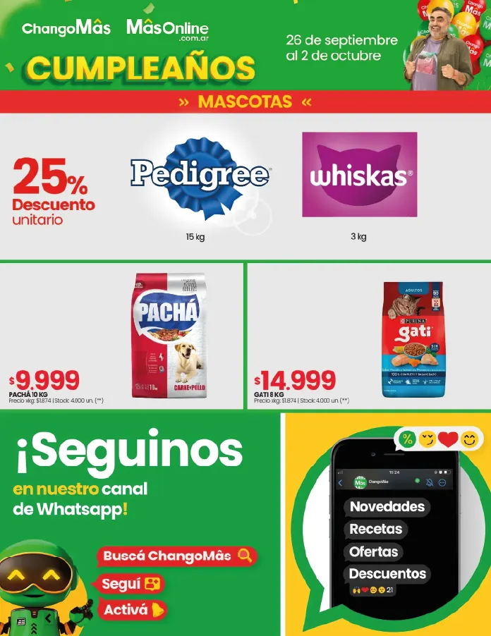 Ofertas de Changomas Cumpleaños 26 de septiembre al 2 de octubre 2024 - Página 21 del catálogo