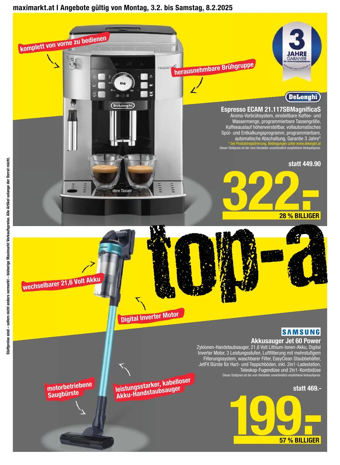 Maximarkt Angebote von 3. Februar bis 8. Februar 2025 - Flugblätt seite 22