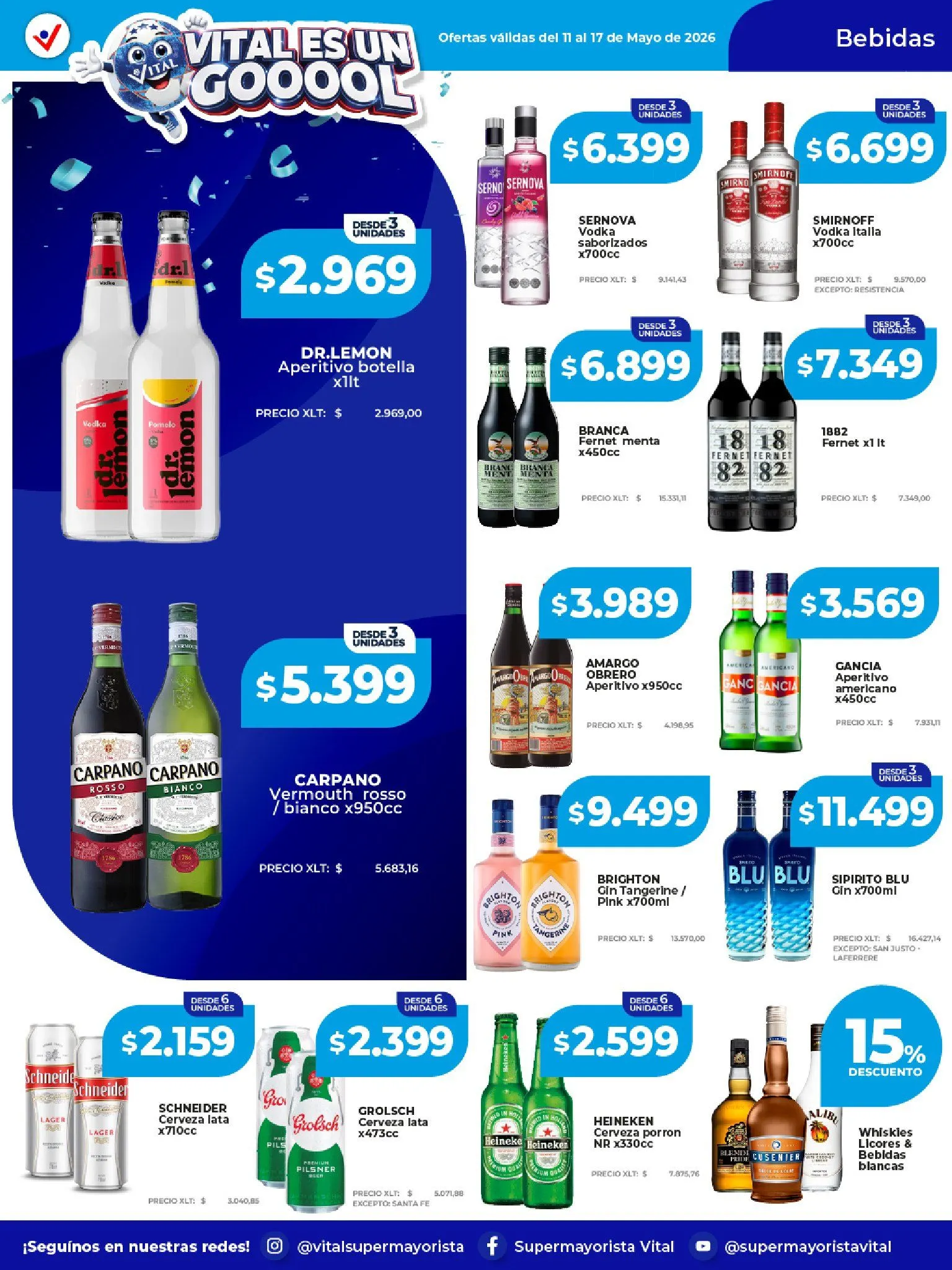 Ofertas de  Vital Ofertas 11 de mayo al 17 de mayo 2026 - Página 22 del catálogo