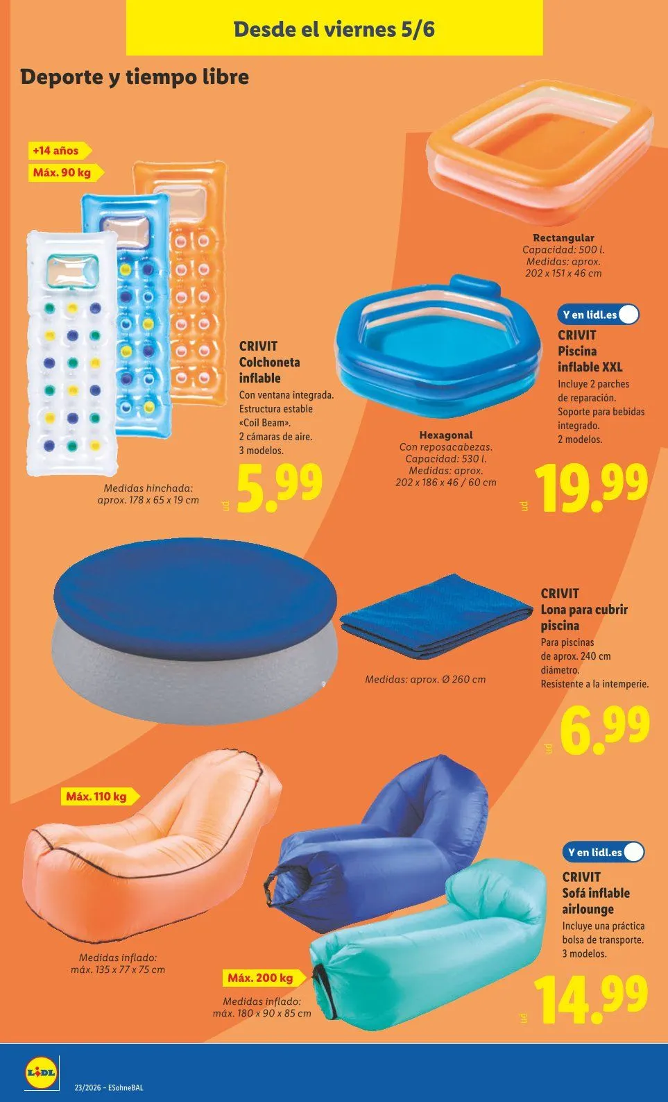 Catálogo de  Catálogos de Lidl 1 de junio al 7 de junio 2026 - Página 22