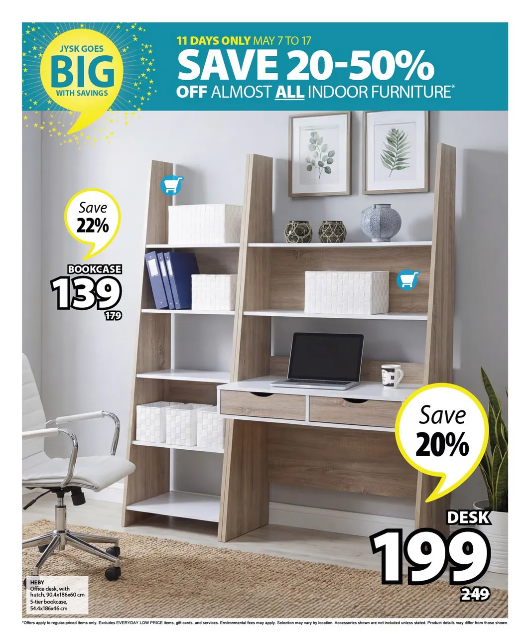 JYSK Sales from May 7 to May 20 2026 - flyer page 22