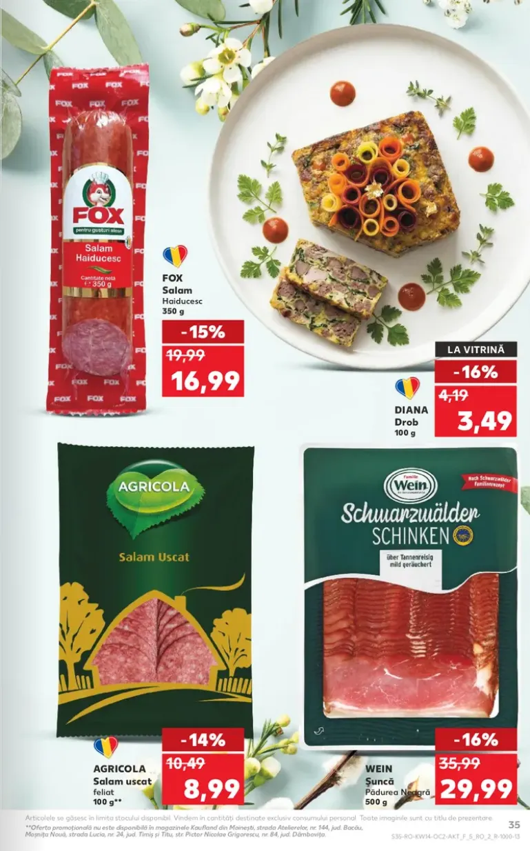 Catalog Kaufland de la 1 aprilie până la 7 aprilie 2026 - Revista Pagina 22