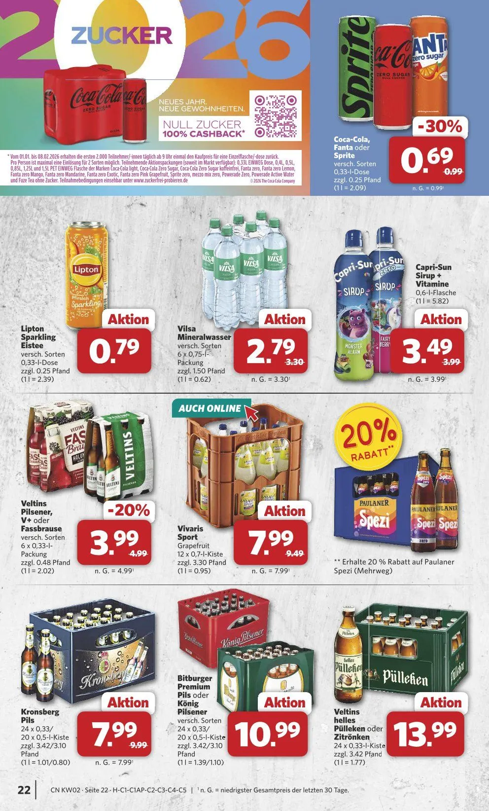 Combi Angebote  von 5. Januar bis 10. Januar 2026 - Prospekt seite 22