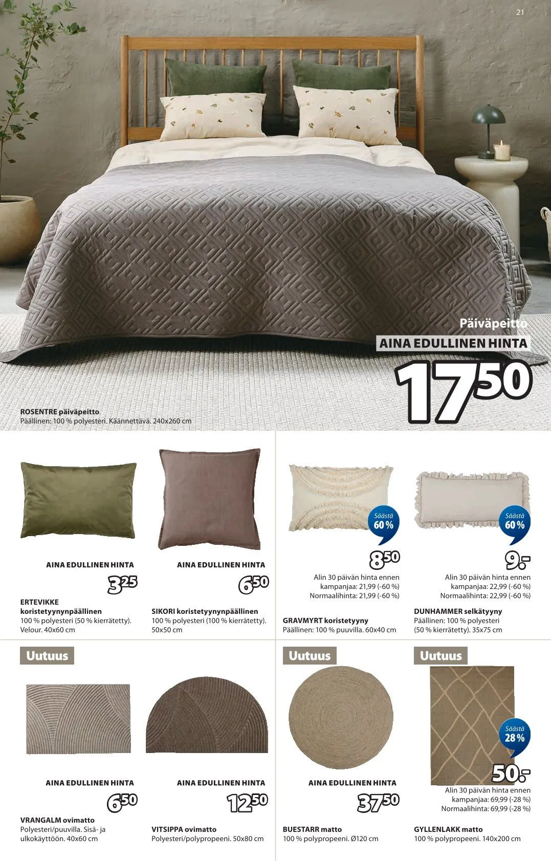 Tarjoukset JYSK voimassa alkaen 12. maaliskuuta - 8. huhtikuuta 2026 - Tarjouslehti sivu 22