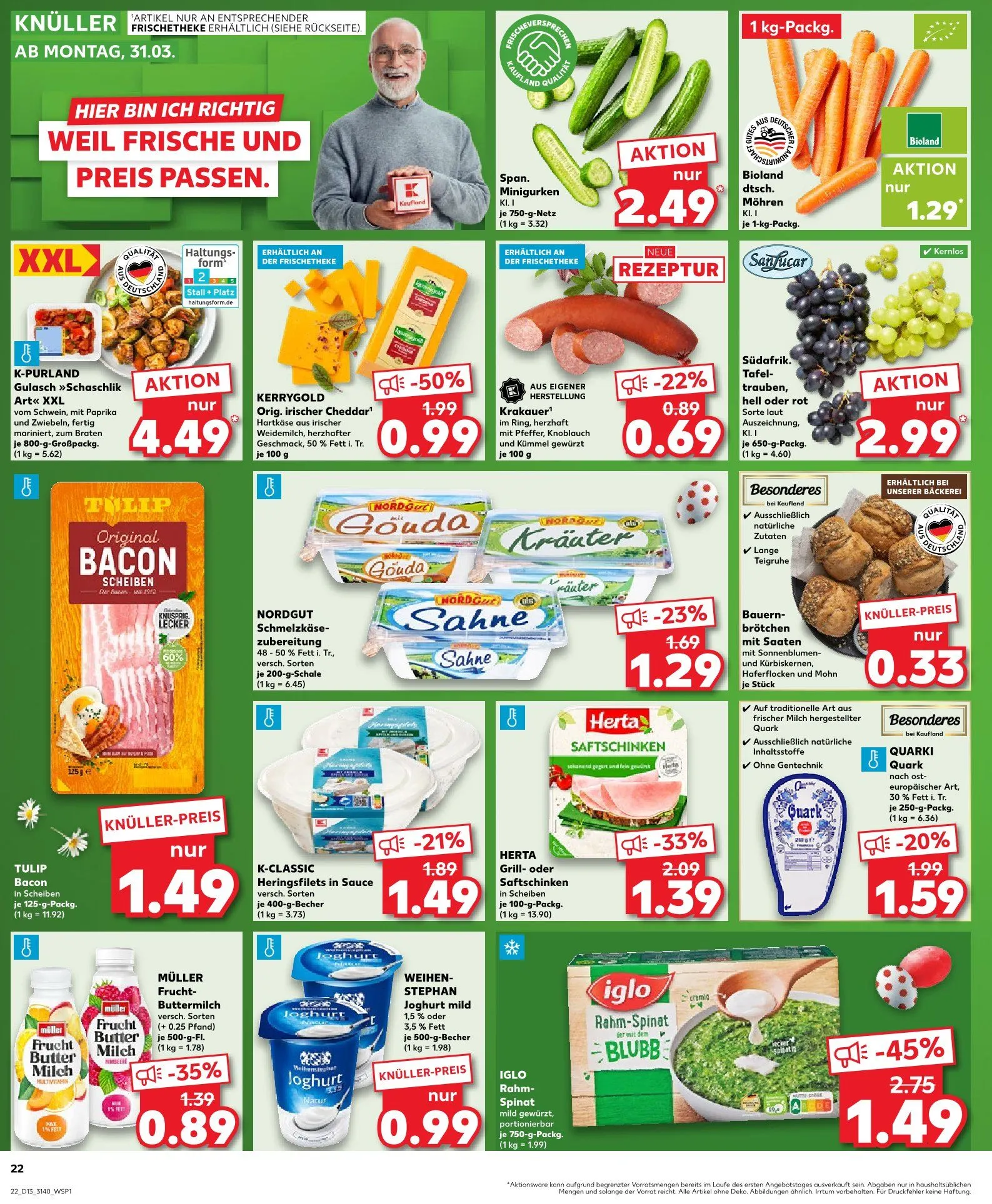 Kaufland Prospket von 27. März bis 2. April 2025 - Prospekt seite 22