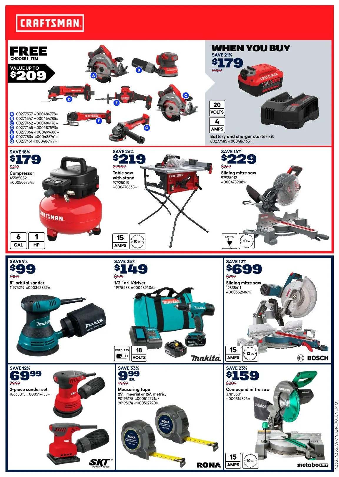 RONA Sales from April 30 to May 6 2026 - flyer page 22