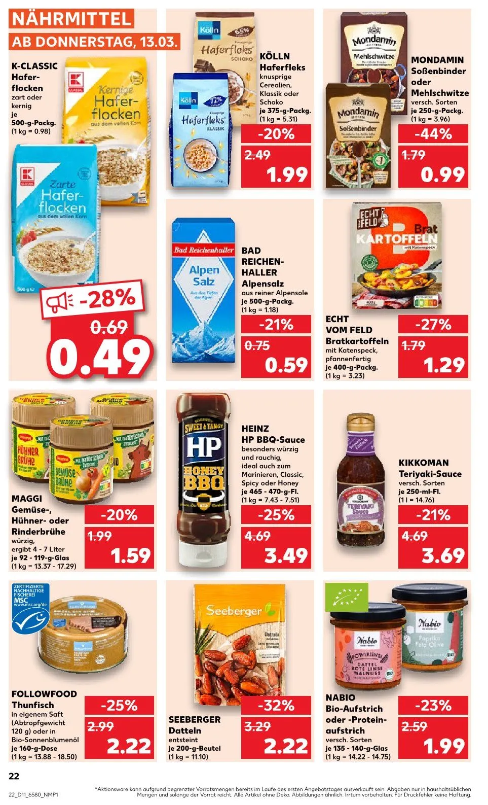 Kaufland Prospekt von 13. März bis 19. März 2025 - Prospekt seite 22