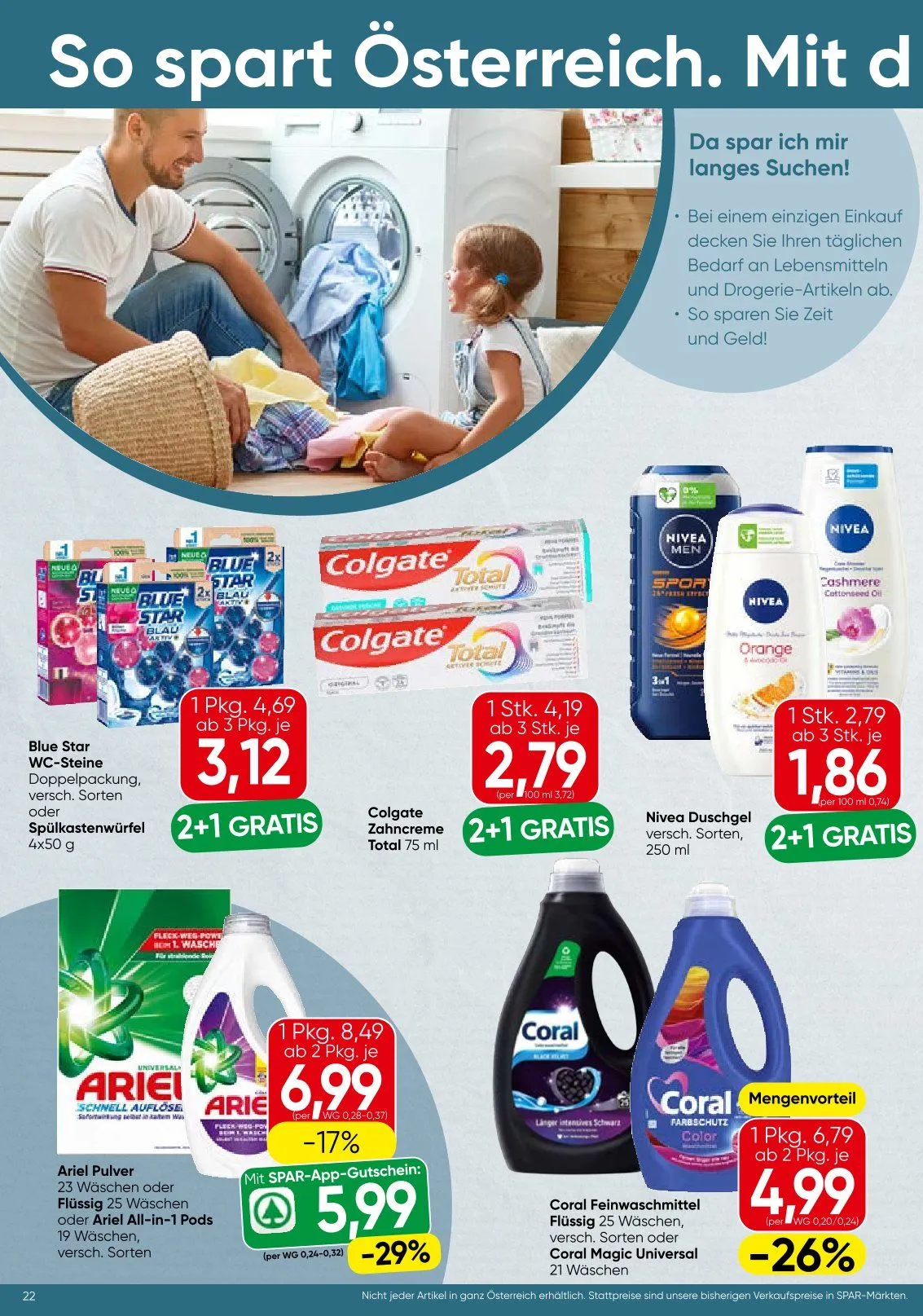  SPAR Prospekte von 21. Mai bis 2. Juni 2026 - Flugblätt seite  22