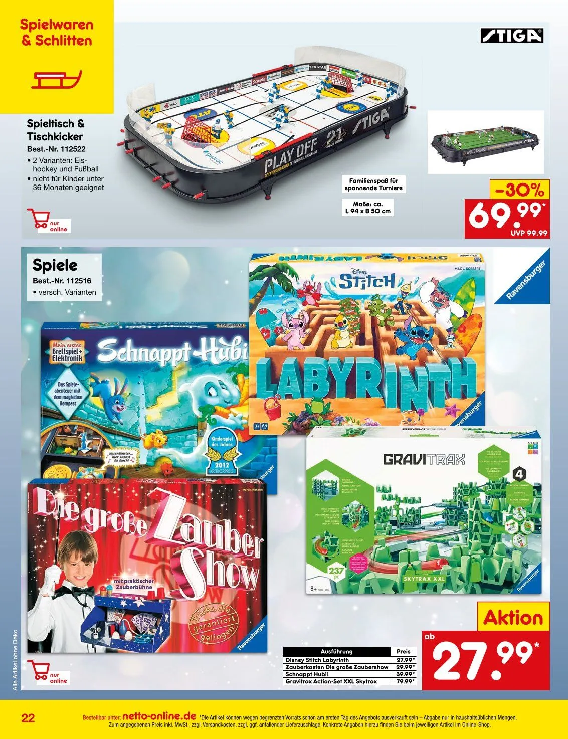 Netto Marken-Discount Angebote von 1. November bis 30. November 2025 - Prospekt seite 22