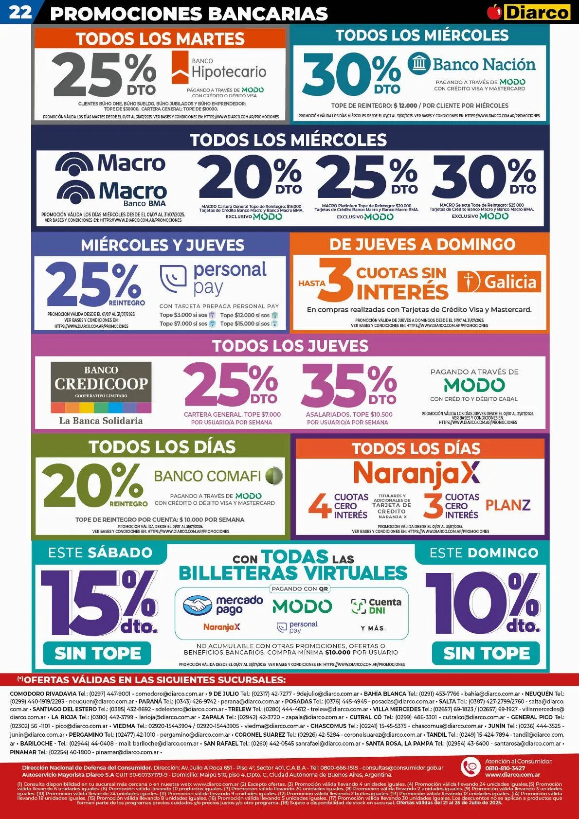 Ofertas de Diarco Ofertas de la semana 21 de julio al 25 de julio 2025 - Página 22 del catálogo