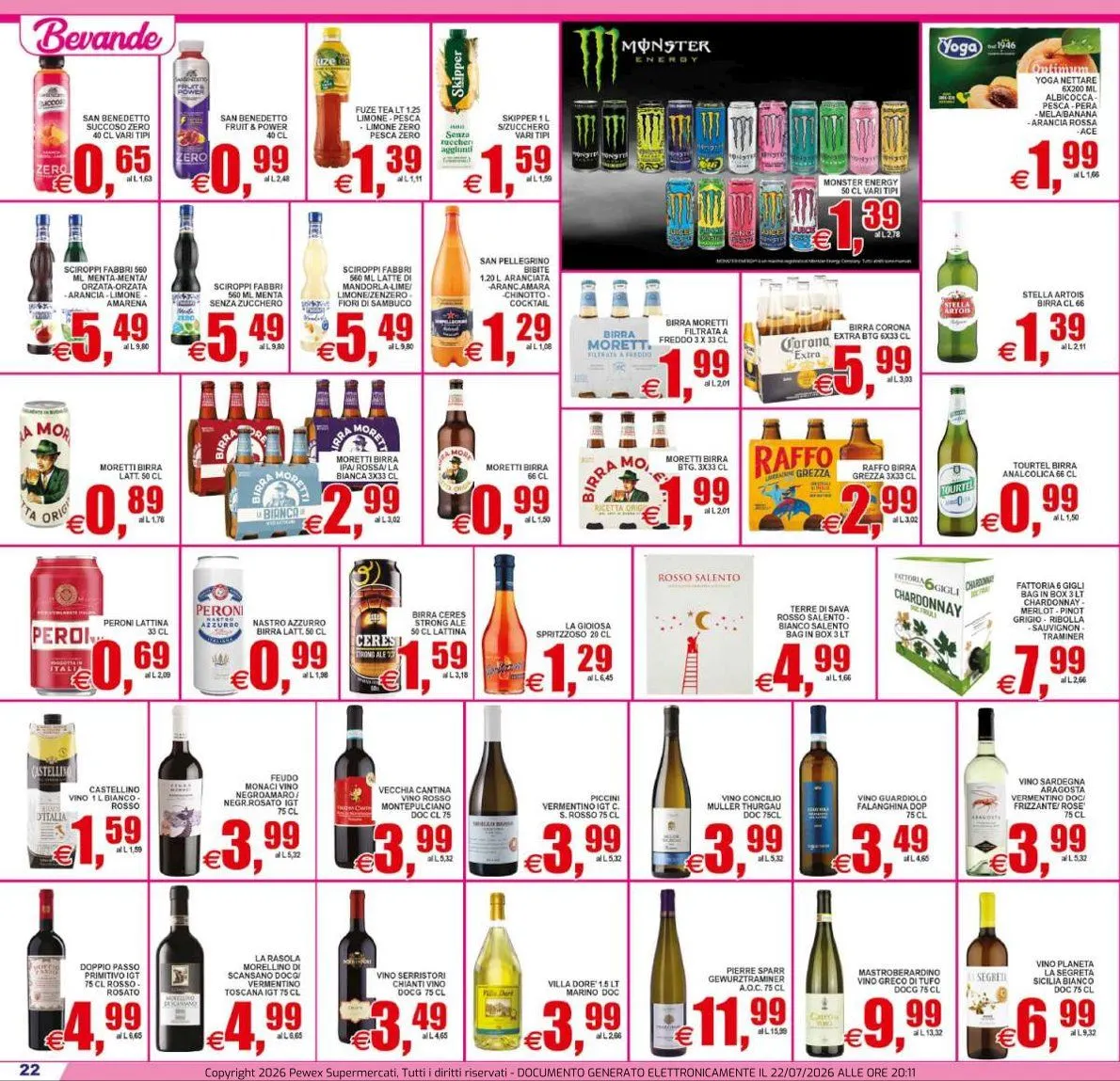 Pewex Volantino da 22 luglio a 30 luglio di 2026 - Pagina del volantino 22