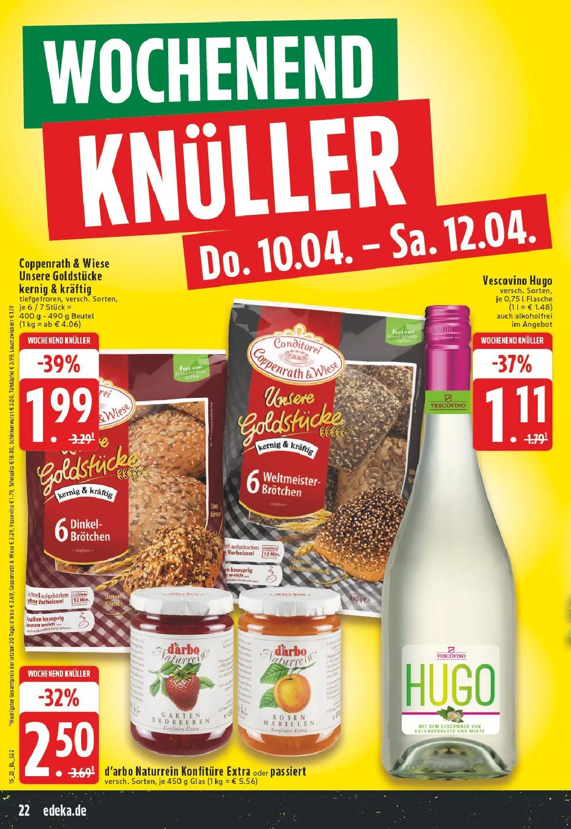 Edeka Prospekt von 7. April bis 12. April 2025 - Prospekt seite 22
