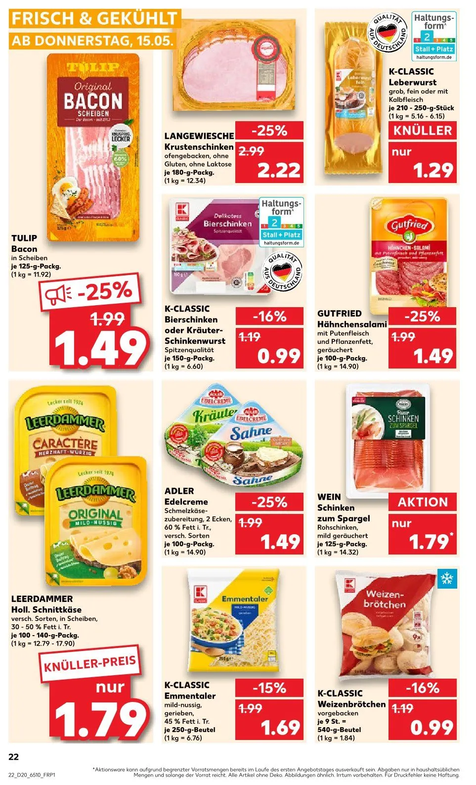 Kaufland Prospekt von 15. Mai bis 21. Mai 2025 - Prospekt seite 22