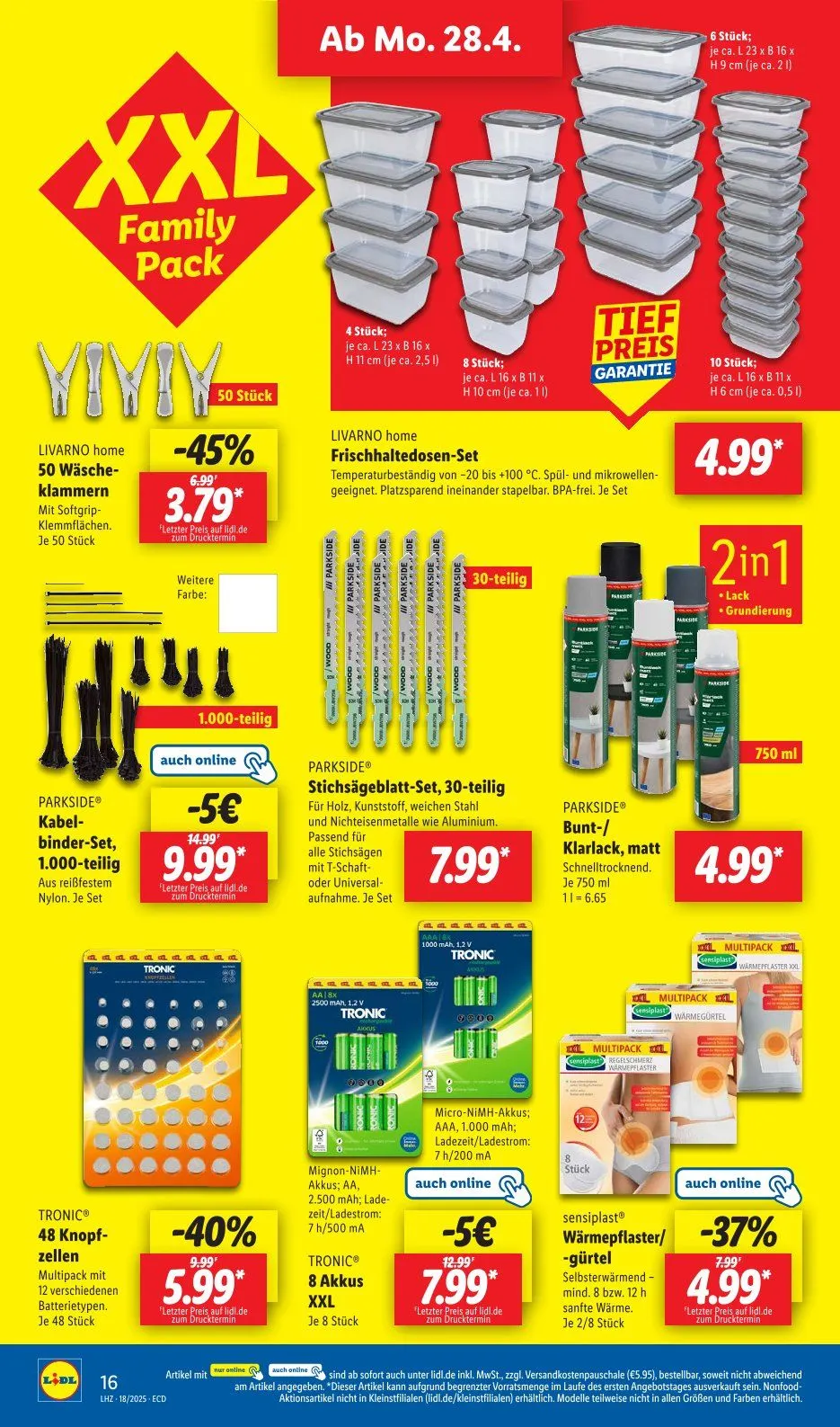 Lidl Prospekt von 28. April bis 3. Mai 2025 - Prospekt seite 22