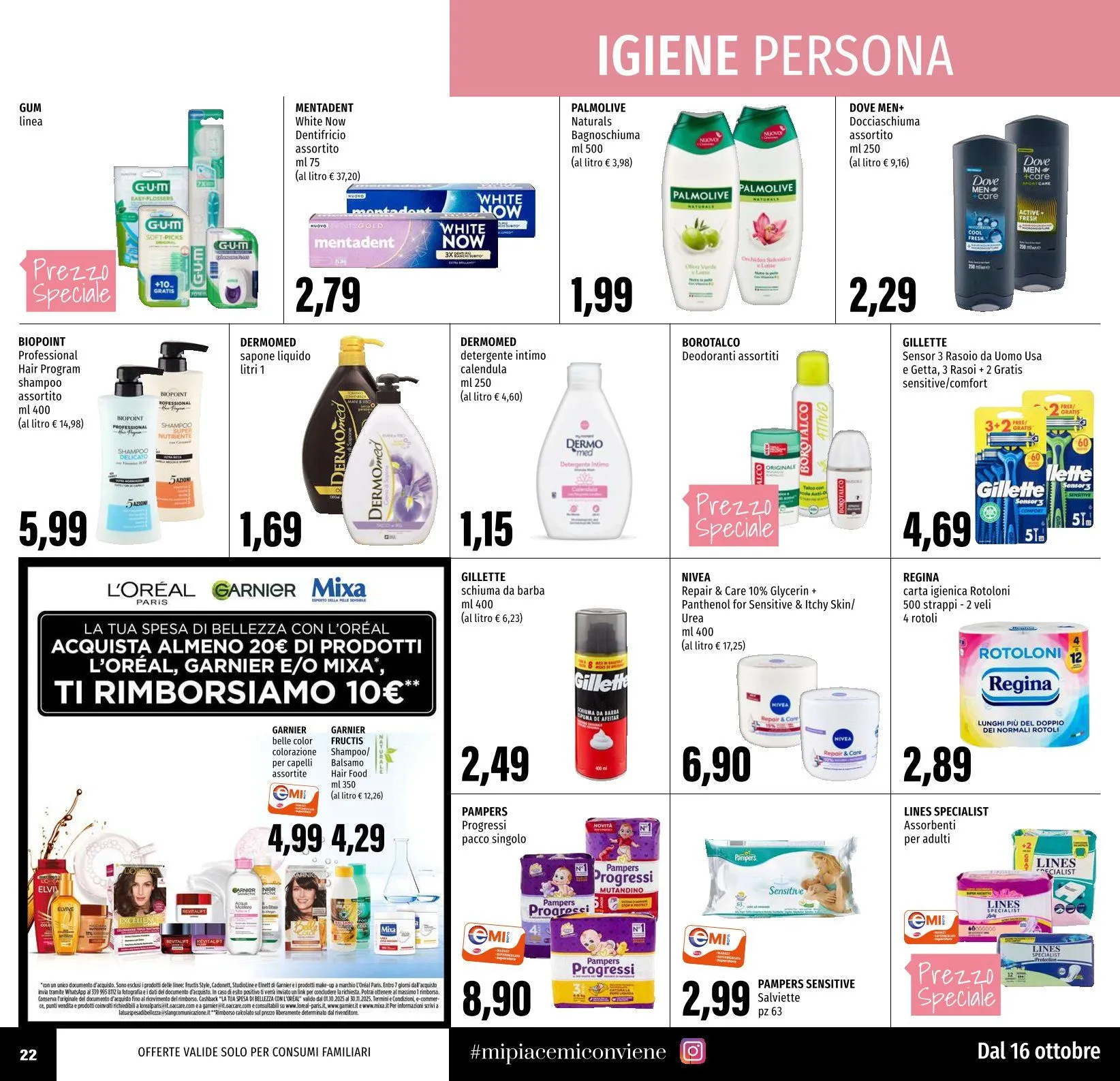 Volantini Emi Supermercati  da 16 ottobre a 29 ottobre di 2025 - Pagina del volantino 22