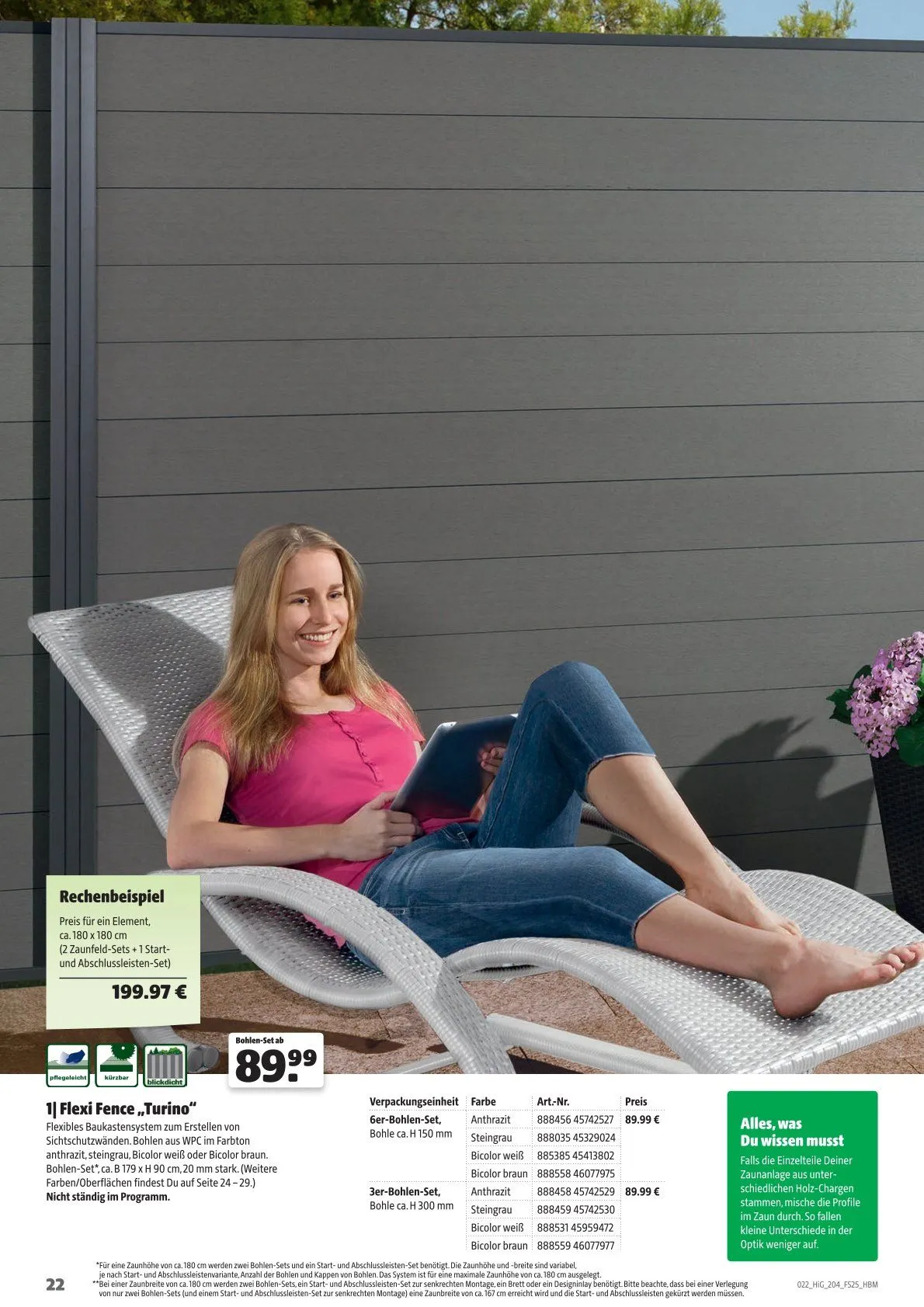 Hagebau Prospekt von 21. Mai bis 31. Dezember 2025 - Prospekt seite 22