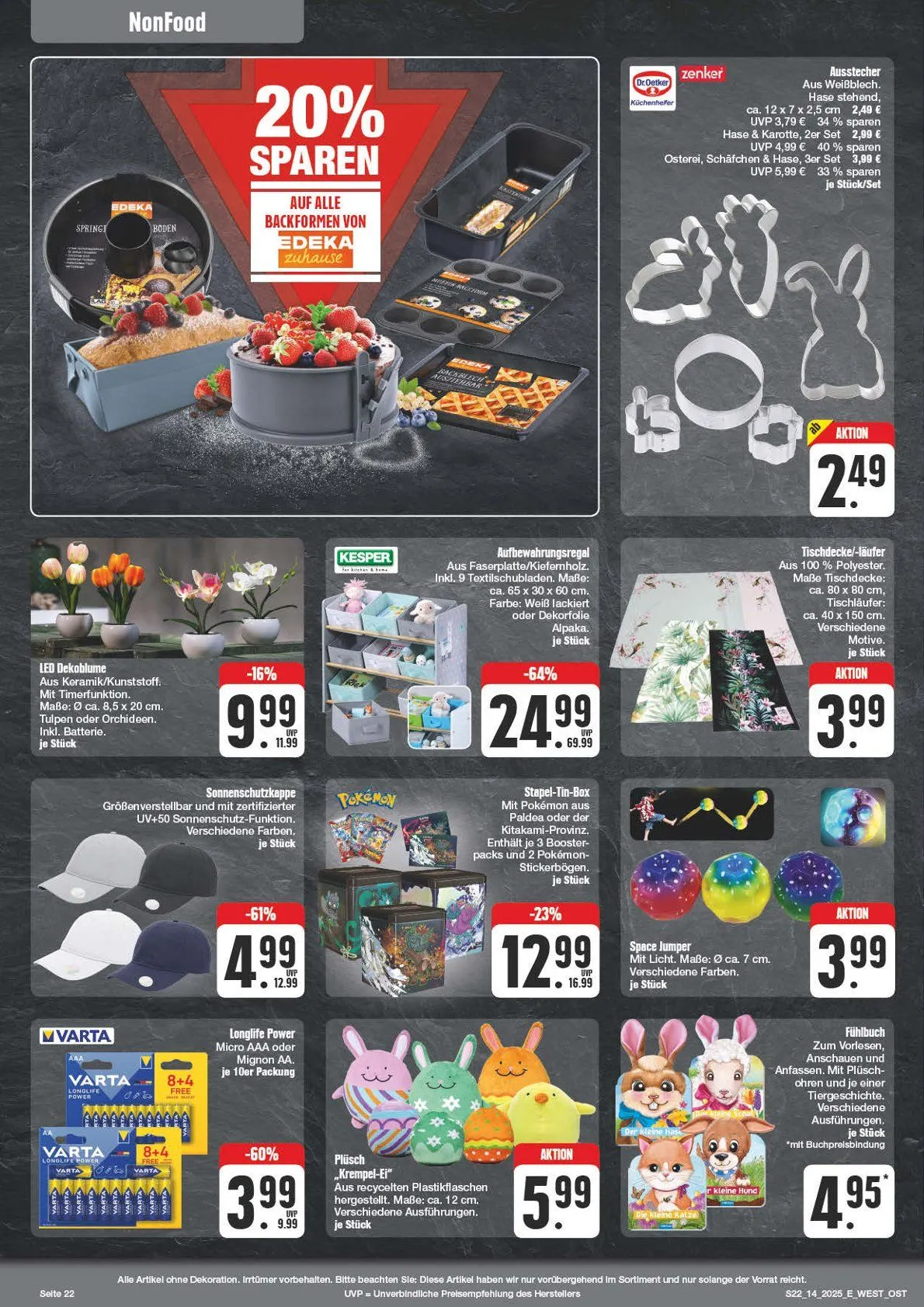 Edeka Prospekt von 31. März bis 5. April 2025 - Prospekt seite 22