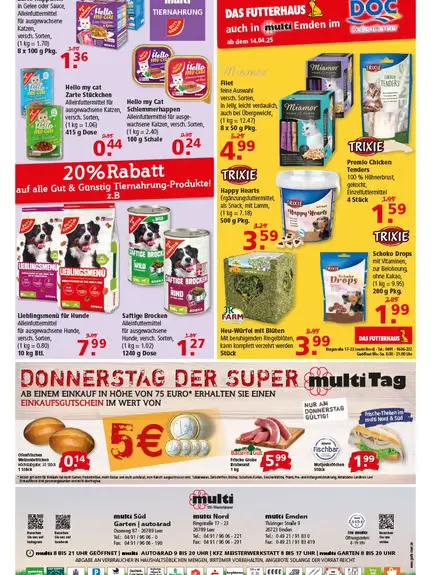 Multi Markt Prospekt von 16. April bis 19. April 2025 - Prospekt seite 20