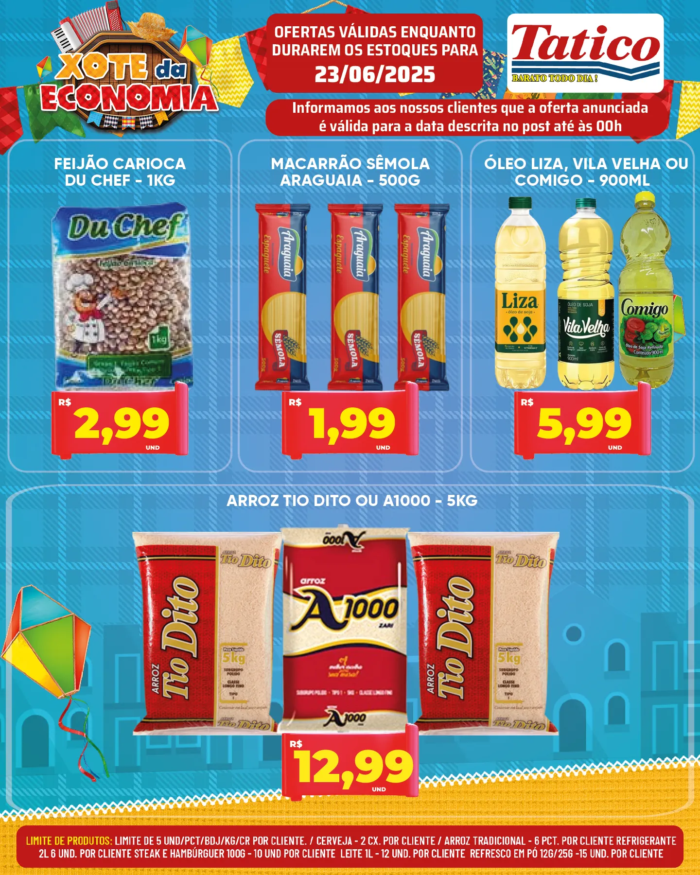 Encarte de Folhetos Tatico 23 de junho até 25 de junho 2025 - Pagina 1