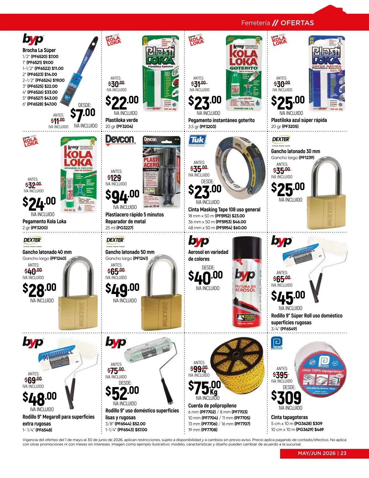 Catálogo de Ofertas 1 de mayo al 30 de junio 2026 - Pagina 23