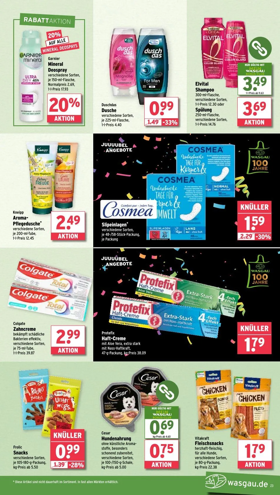 Wasgau Prospekte von 12. Mai bis 20. Mai 2025 - Prospekt seite 23