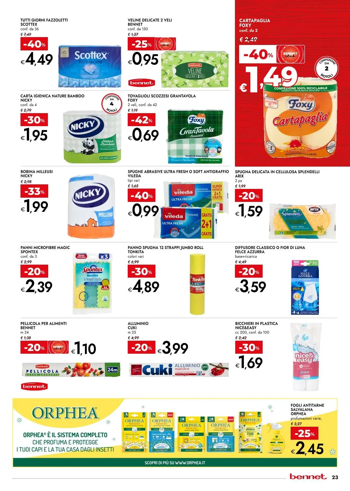  Volantini bennet da 7 aprile a 22 aprile di 2026 - Pagina del volantino 23